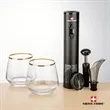 Swiss Force® Opener Set & Tucson Gold Rim Stemless Wine | https://www.bestnamebadges.com