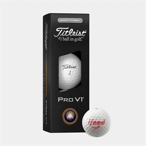 Titleist® 3 Pack Pro V1 AIM Enhanced Golf Balls