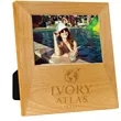 Genuine Red Alder 5"x 7" Picture Frame | https://www.bestnamebadges.com