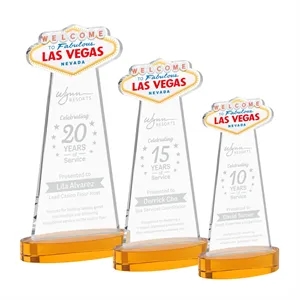 Las Vegas Award on Alberton Base - Amber