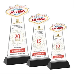 Las Vegas VividPrint™ Award on Hartford Base - Black