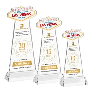 Las Vegas VividPrint™ Award on Hartford Base - Clear