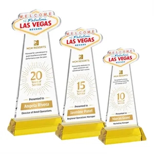 Las Vegas VividPrint™ Award on Hartford Base - Gold