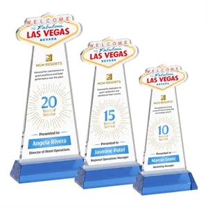 Las Vegas VividPrint™ Award on Hartford Base - Sky Blue