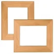 5" x 7" Genuine Red Alder Picture Frame | https://www.bestnamebadges.com