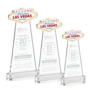 Las Vegas Award on Alberton Base - Clear