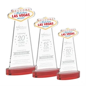 Las Vegas Award on Alberton Base - Red
