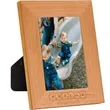 4" x 6" Genuine Red Alder Picture Frame | https://www.bestnamebadges.com