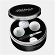 Titleist® Pro V1X Golf Ball Gift Tin Set | https://www.bestnamebadges.com