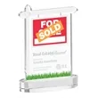 Real Estate Award on Alberton Base - Clear | https://www.bestnamebadges.com