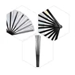 13" Holographic Iridescent Folding Hand Fans | https://www.bestnamebadges.com