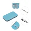 7 In 1 Leather Travel Nail Clipper Set Manicure Kit | https://www.bestnamebadges.com
