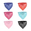 Adjustable Leather Dog Bandana Collar Scarf | https://www.bestnamebadges.com