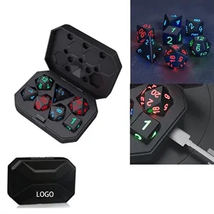 LED Set Light Up Rechargeable Dice