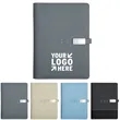 Wireless Charging Notebook with USB Flash Drive | https://www.bestnamebadges.com
