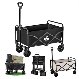 150L Heavy Duty Folding Wagon Cart with 4 Large Wheels