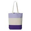 Q-Tees 11L Tri-Color Tote - Q125900 | https://www.bestnamebadges.com