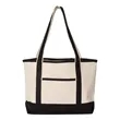 Q-Tees 20L Small Deluxe Tote - Q125800 | https://www.bestnamebadges.com