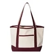 Q-Tees 20L Small Deluxe Tote - Q125800 | https://www.bestnamebadges.com