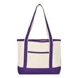 Q-Tees 20L Small Deluxe Tote - Q125800 | https://www.bestnamebadges.com