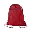 Q-Tees Polyester Cinchpack - Q135200 | https://www.bestnamebadges.com