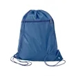 Q-Tees Polyester Cinchpack - Q135200 | https://www.bestnamebadges.com