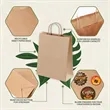 Kraft Paper Tote Bag | https://www.bestnamebadges.com
