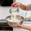 Manual Stainless Steel Dough Blender Pastry Cutter | https://www.bestnamebadges.com