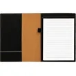 7" x 9" Leatherette Black/Gold Portfolio | https://www.bestnamebadges.com