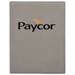7" x 9" Leatherette Gray Portfolio | https://www.bestnamebadges.com