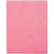 7" x 9" Leatherette Pink Portfolio | https://www.bestnamebadges.com