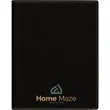 7" x 9" Leatherette Black/Silver Portfolio | https://www.bestnamebadges.com
