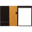 7" x 9" Leatherette Black/Silver Portfolio | https://www.bestnamebadges.com