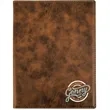 7" x 9" Leatherette Rustic/Gold Portfolio | https://www.bestnamebadges.com
