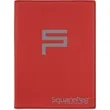 7" x 9" Leatherette Red Portfolio | https://www.bestnamebadges.com