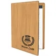 7" x 9" Leatherette Bamboo Portfolio | https://www.bestnamebadges.com
