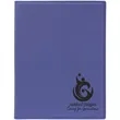 7" x 9" Leatherette Purple Portfolio | https://www.bestnamebadges.com