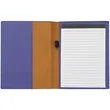 7" x 9" Leatherette Purple Portfolio | https://www.bestnamebadges.com