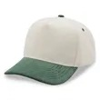 5 Panel Corduroy Two Tone Snapback Cap | https://www.bestnamebadges.com