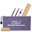 Heathered School Kit | https://www.bestnamebadges.com