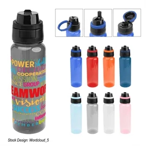 32 Oz. Full Color Pop Sip & Chug rPET Bottle