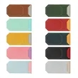 Double Sided Color Leather Drink Coaster | https://www.bestnamebadges.com