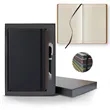 Black Laser Medio Lined Ivory Page Journal Gift Set | https://www.bestnamebadges.com