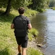 Large Expandable Travel Backpack W/ Shoe Compartment | https://www.bestnamebadges.com