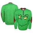 Full Color Men's Long Sleeve Quarter Zip Pullover Sweatshirt | https://www.bestnamebadges.com
