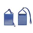 Double Clear Window Neck Wallet Pouch W/ Zipper Pocket | https://www.bestnamebadges.com