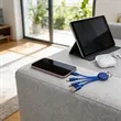 3 In 1 Light Up Muti Charging Cable With Key Ring | https://www.bestnamebadges.com