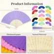 Custom Folding Bamboo Paper Hand Fan | https://www.bestnamebadges.com