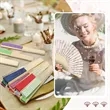 Custom Folding Bamboo Paper Hand Fan | https://www.bestnamebadges.com