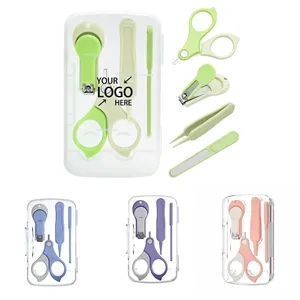 4 in 1 Baby Nail Care Safety Scissor Grooming Kit Set